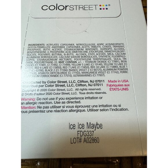 Color Street 100% Real Nail Polish Strips Variety Pack Bundle Of 5 NEW - Picture 7 of 12